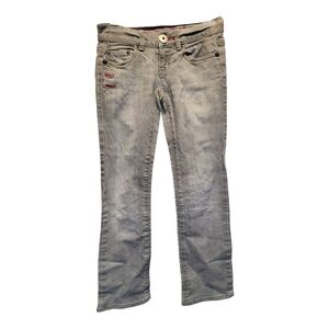 DKNY Womens Gray Boot Cut Jeans with Classic Style - Size 0